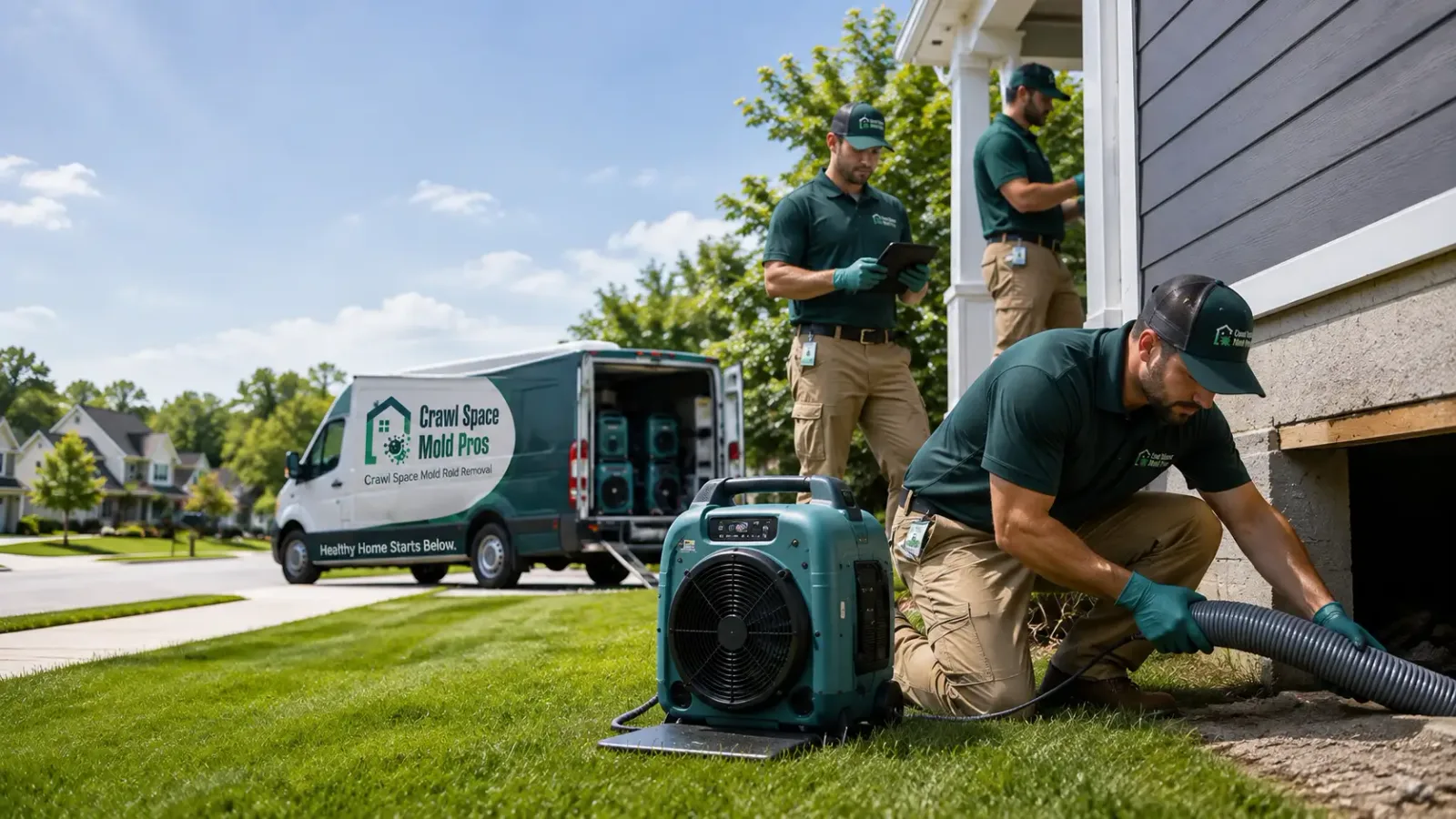 Crawl Space Mold Removal in Bristol, RI
